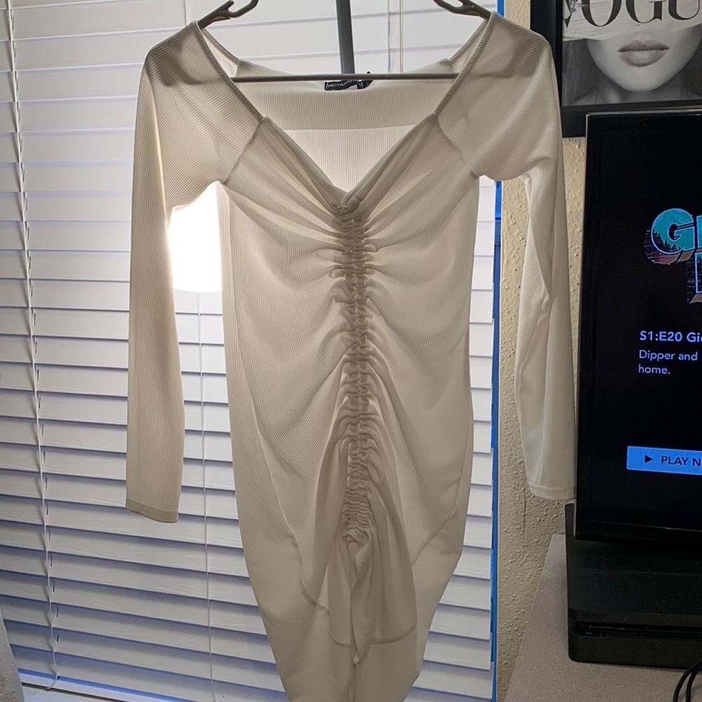 White off shoulder dress